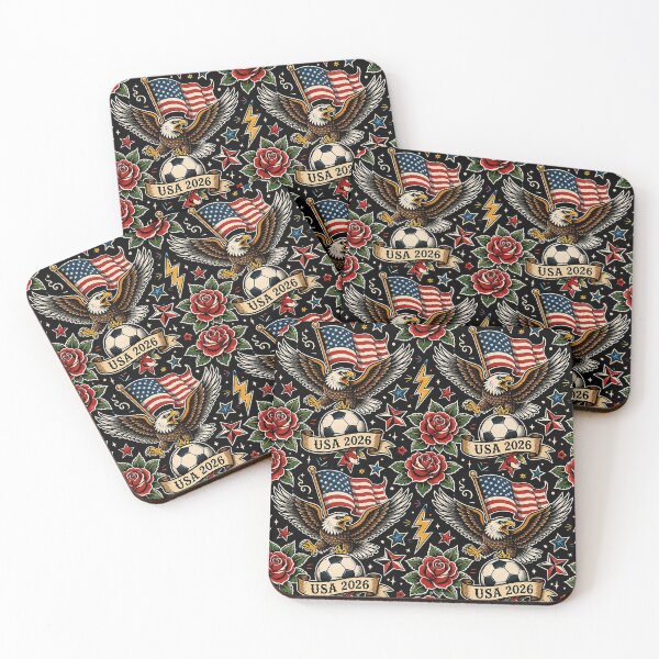 Item preview, Vibrant pattern of USA soccer designed and sold by Imprearte.