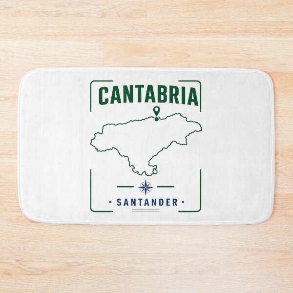 Item preview, Cantabria Santander Spain map designed and sold by pirminio.