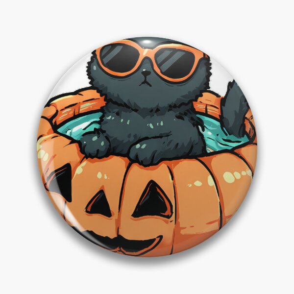 Item preview, Pumpkin Float Kitty designed and sold by pumsquare.