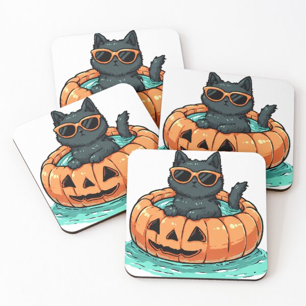 Item preview, Pumpkin Float Kitty designed and sold by pumsquare.
