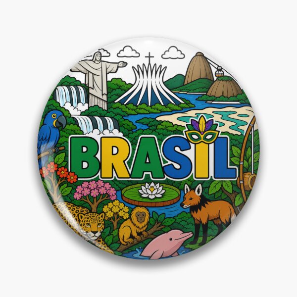 Item preview, Brasil: Moro num país tropical designed and sold by Nicole GR &  Gustavo SF.