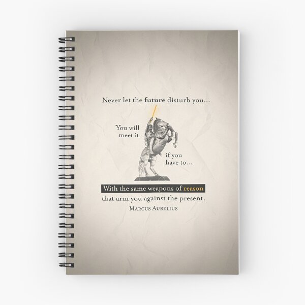 Item preview, Marcus Aurelius Quote - Never let the future disturb you - Artwork Print File designed and sold by Carry The Fire Creative.