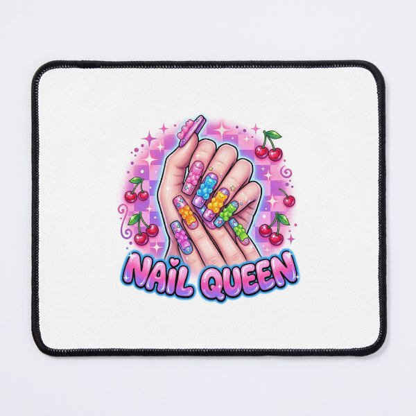 Item preview, Retro Y2K Gummy Bear Charm Acrylic Nail Queen Sticker designed and sold by DuckOddity.