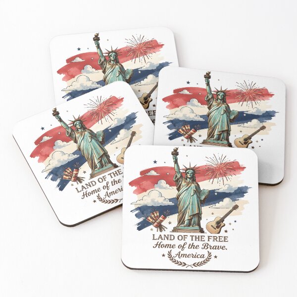 Item preview, Land of the Free - Artistic Statue of Liberty American Heritage Design designed and sold by SupernovaNote.