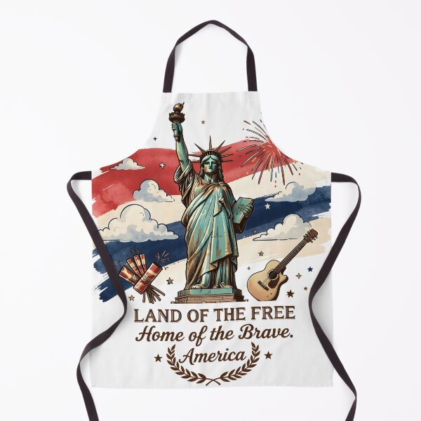 Item preview, Land of the Free - Artistic Statue of Liberty American Heritage Design designed and sold by SupernovaNote.
