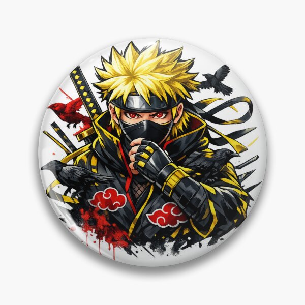Item preview, Golden Ninja Warrior – Anime Style Power designed and sold by stickyverselab.