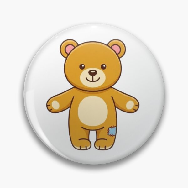 Item preview, Cute Teddy Bear with Patch designed and sold by BoldConcept43.