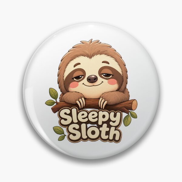 Item preview, Cute Sleepy Sloth designed and sold by pirminio.