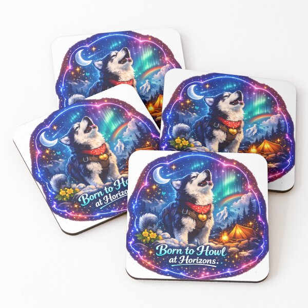 Item preview, Husky Adventure – “Born to Howl at Horizons.” designed and sold by bluesirian22.