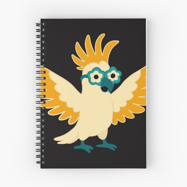 Item preview, Fancy white Cockatoo with flower sunglasses 08 – Humorous animal Design  designed and sold by StefanStudioArt.