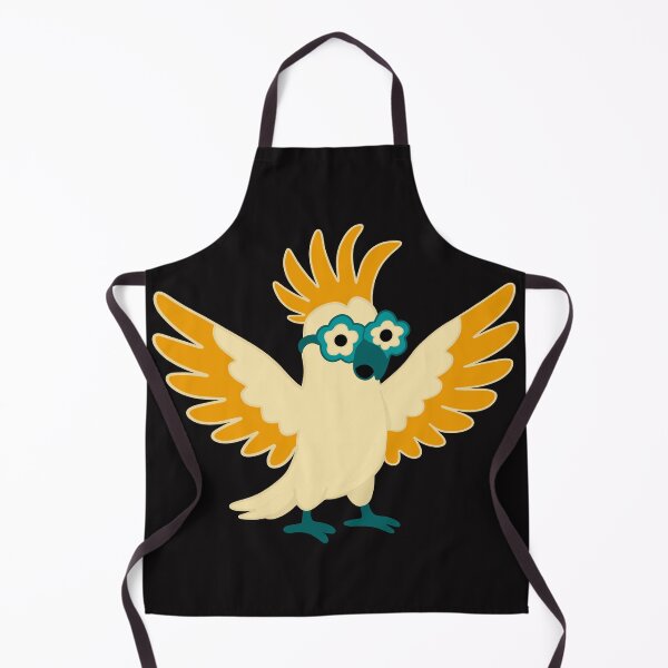 Item preview, Fancy white Cockatoo with flower sunglasses 08 – Humorous animal Design designed and sold by StefanStudioArt.