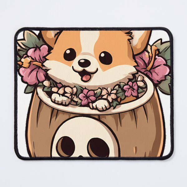 Item preview, Coconut Ghost Corgi designed and sold by pumsquare.