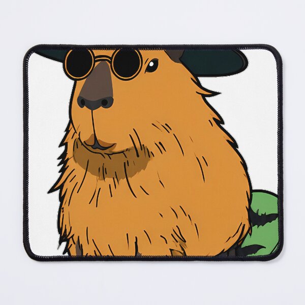Item preview, Surfboard Capybara Witch designed and sold by pumsquare.