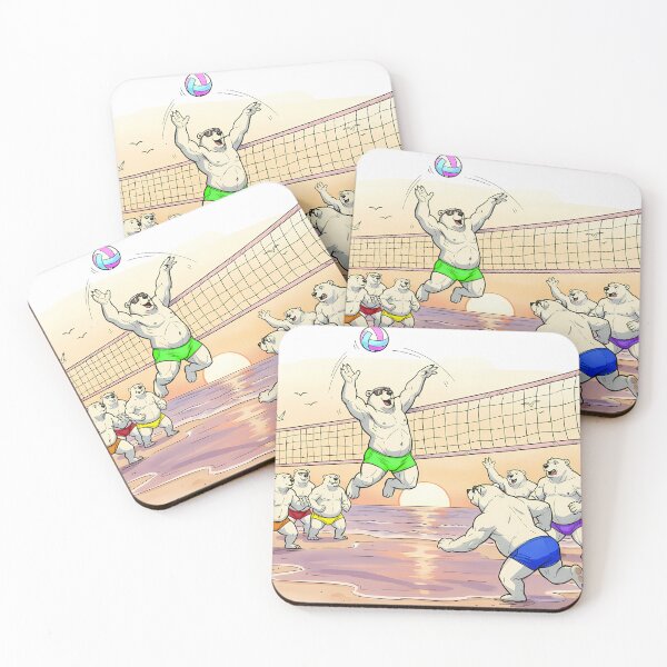 Item preview, Beach Bear Volleyball - Pride designed and sold by Black Rainbow Studios.