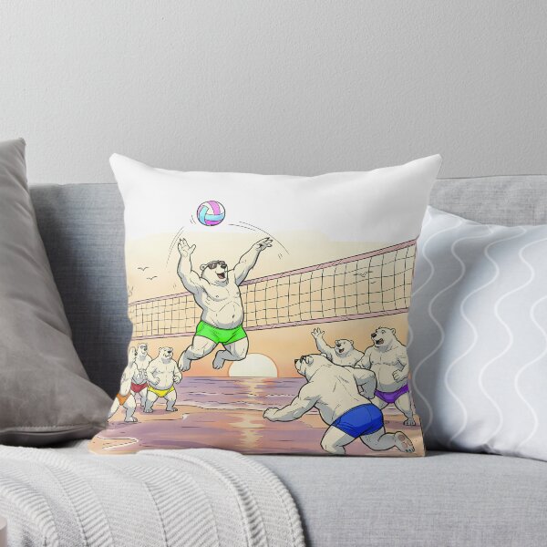 Item preview, Beach Bear Volleyball - Pride designed and sold by Black Rainbow Studios.