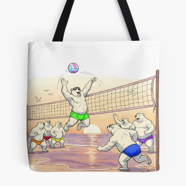 Item preview, Beach Bear Volleyball - Pride designed and sold by Black Rainbow Studios.