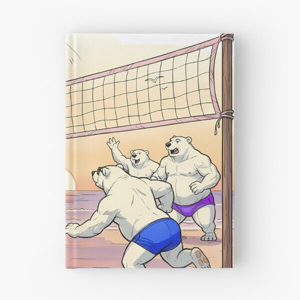 Item preview, Beach Bear Volleyball - Pride designed and sold by Black Rainbow Studios.