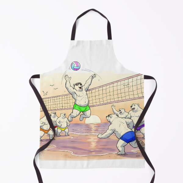 Item preview, Beach Bear Volleyball - Pride designed and sold by Black Rainbow Studios.
