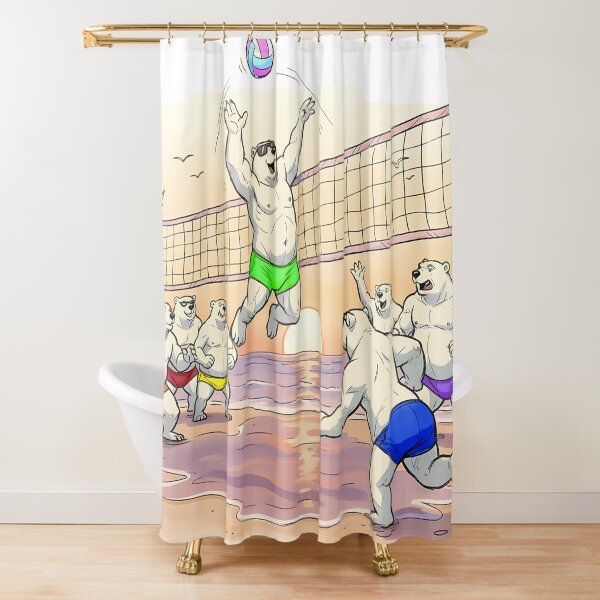 Item preview, Beach Bear Volleyball - Pride designed and sold by Black Rainbow Studios.