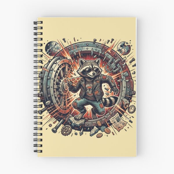Item preview, Vault Breaker – Pizza Raccoon Chaos designed and sold by Dogandesighn.