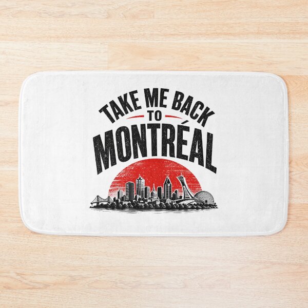 Item preview, Take Me Back To Montreal Skyline Red Sun Art designed and sold by Fenay Designs.
