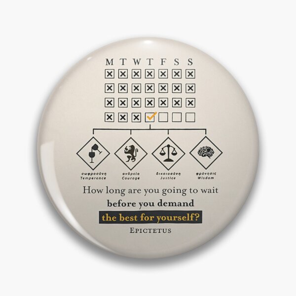 Item preview, Epictetus Quote - How long are you going to wait? - Artwork Print File designed and sold by Carry The Fire Creative.