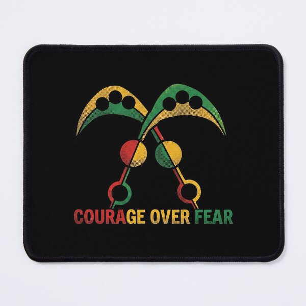 Item preview, Courage Over Fear Akofena Swords Pop Art designed and sold by DuckOddity.