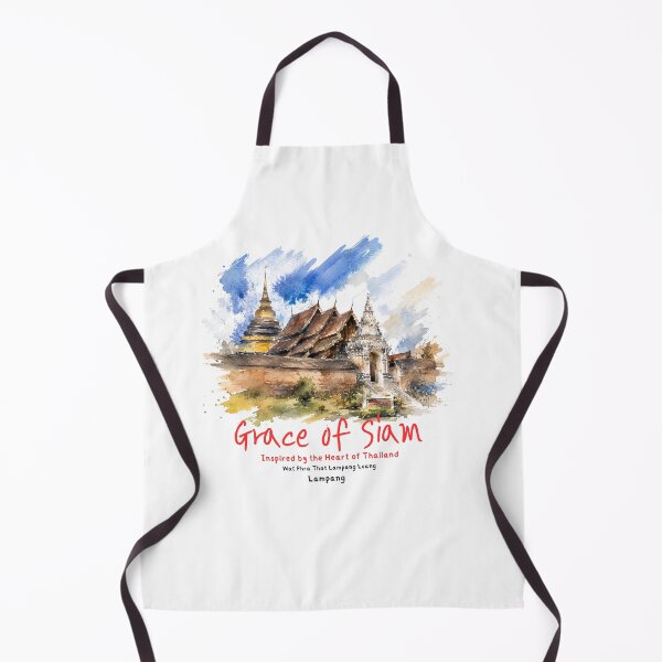 Item preview, Grace of Siam | Lanna Temple Watercolor Art | Thailand Travel designed and sold by Beeform.