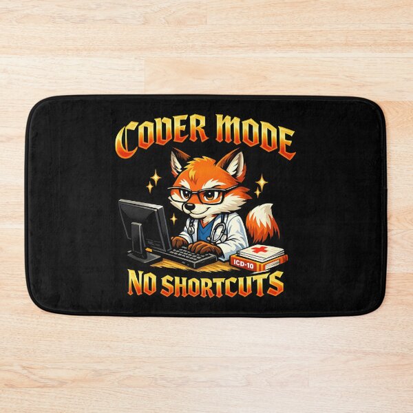 Item preview, Funny Smart Fox Medical Coder No Shortcuts ICD-10 Coding Specialist Healthcare Administration Week Medical Billing and Coding Professional Appreciation Gift designed and sold by ClinicalHubs.