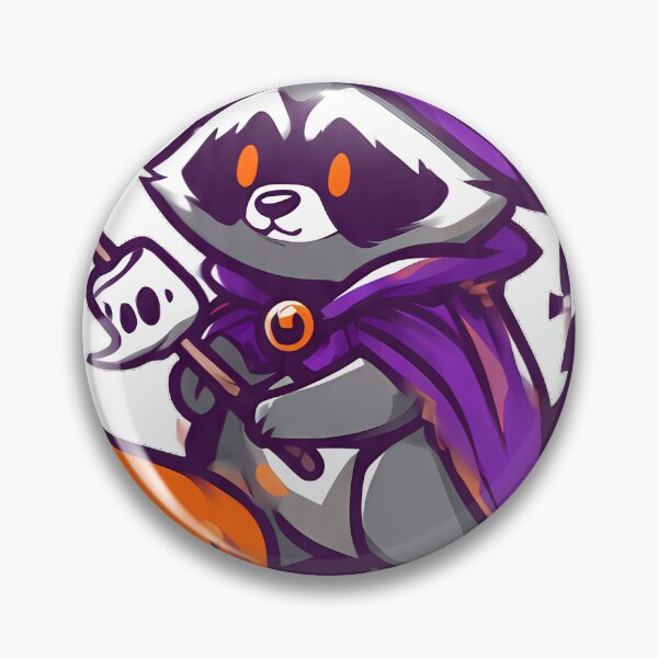 Item preview, Bonfire Witch Raccoon designed and sold by pumsquare.