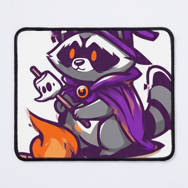 Item preview, Bonfire Witch Raccoon designed and sold by pumsquare.