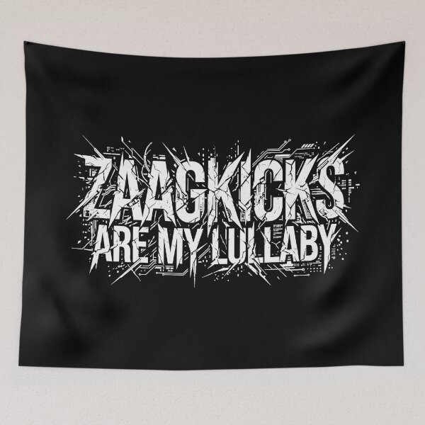 Item preview, Zaagkicks Are My Lullaby Uptempo Hardcore Rave designed and sold by SPAZE-Typo.