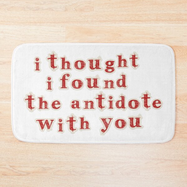 Item preview, I Thought I Found The Antidote With You - The Cure Song Lyric designed and sold by Aesthetic Crew.