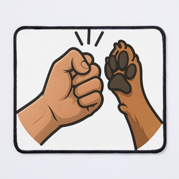 Item preview, Dog Paw Fist Bump Best Friend Design designed and sold by CreativeMindsetLab.