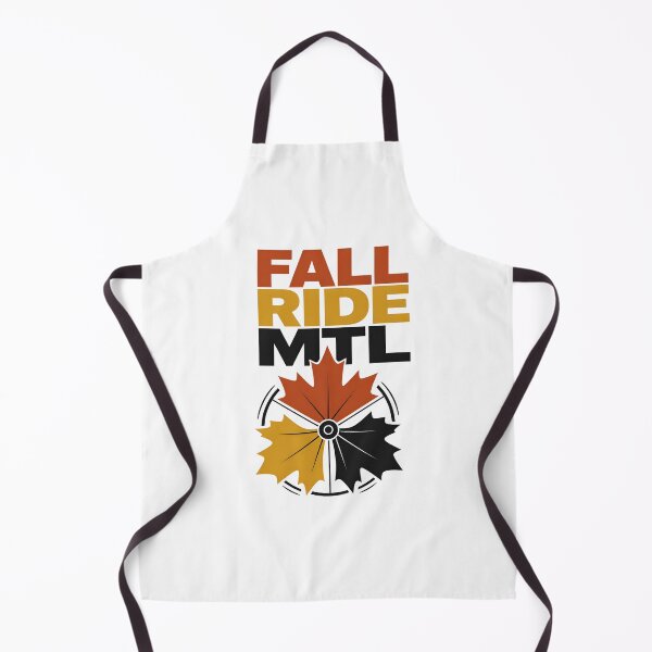 Item preview, Fall Ride MTL Montreal Maple Leaf Bicycle Cycling Art designed and sold by Fenay Designs.