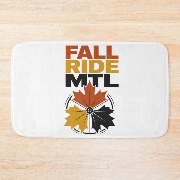 Item preview, Fall Ride MTL Montreal Maple Leaf Bicycle Cycling Art designed and sold by Fenay Designs.