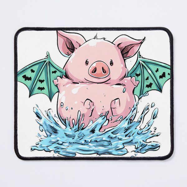 Item preview, Spooky Wings Piglet designed and sold by pumsquare.