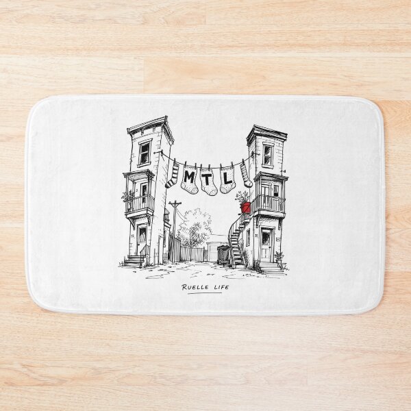 Item preview, Ruelle Life Montreal Alleyway Spiral Staircase Sketch Art designed and sold by Fenay Designs.