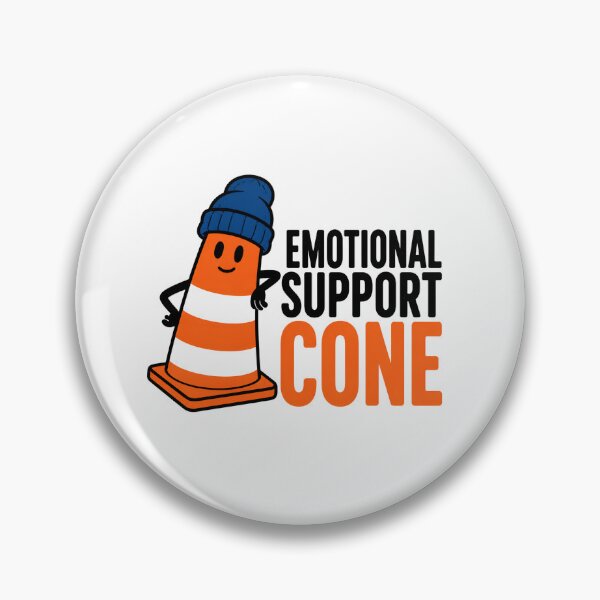 Item preview, Emotional Support Cone Montreal Construction Funny Art designed and sold by Fenay Designs.