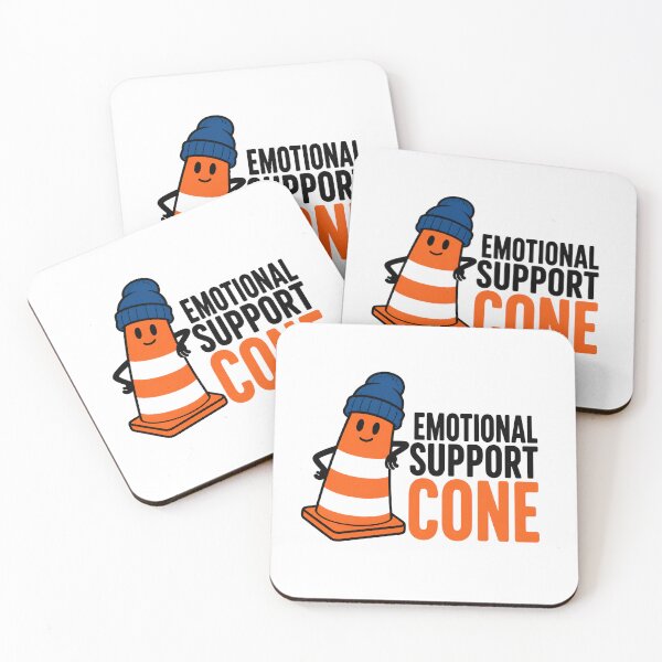 Item preview, Emotional Support Cone Montreal Construction Funny Art designed and sold by Fenay Designs.