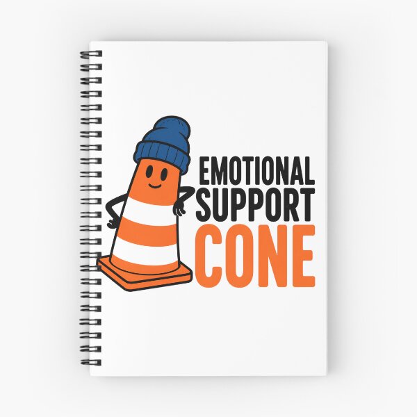 Item preview, Emotional Support Cone Montreal Construction Funny Art designed and sold by Fenay Designs.