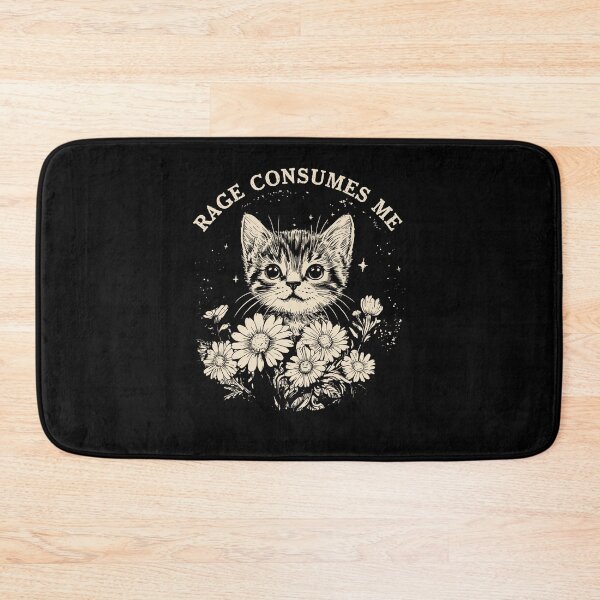 Item preview, Rage Consumes Me Cat designed and sold by nosu-art-pod.