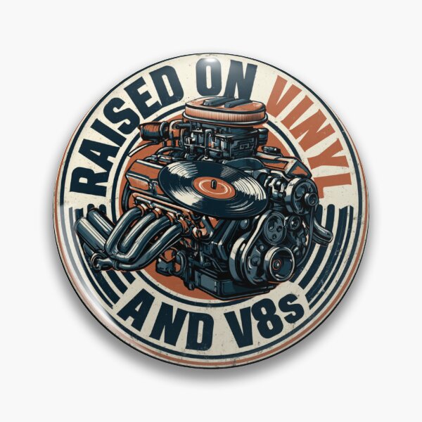 Item preview, Raised On Vinyl and V8s designed and sold by FizjoHed.