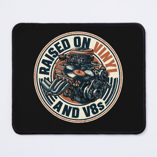 Item preview, Raised On Vinyl and V8s designed and sold by FizjoHed.