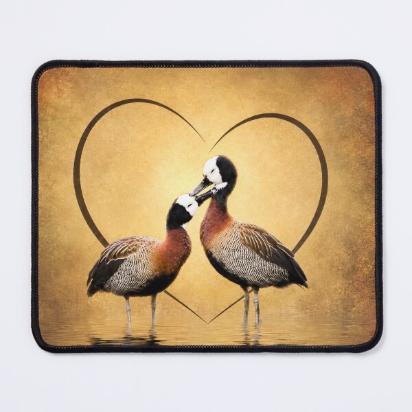 Item preview, White-faced Whistling Duck Sweethearts | Romantic Bird Art designed and sold by Kimberly Palmer.