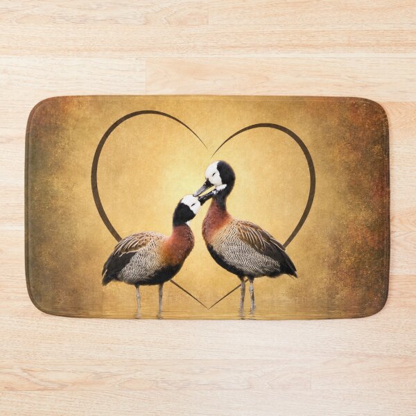 Item preview, White-faced Whistling Duck Sweethearts | Romantic Bird Art designed and sold by Kimberly Palmer.