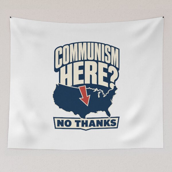 Item preview, "Communism Here? No Thanks" humor designed and sold by pirminio.