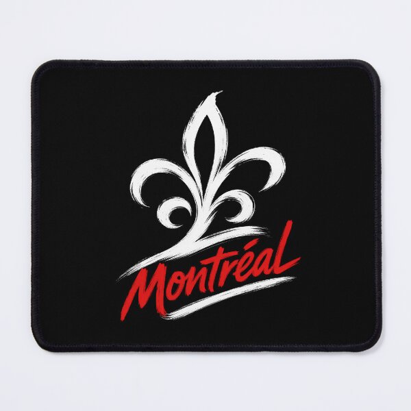 Item preview, Montreal Fleur De Lis French Quebec Brush Art designed and sold by Fenay Designs.