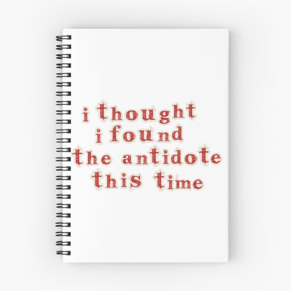 Item preview, I Thought I Found The Antidote This Time - The Cure Song Lyric designed and sold by Aesthetic Crew.