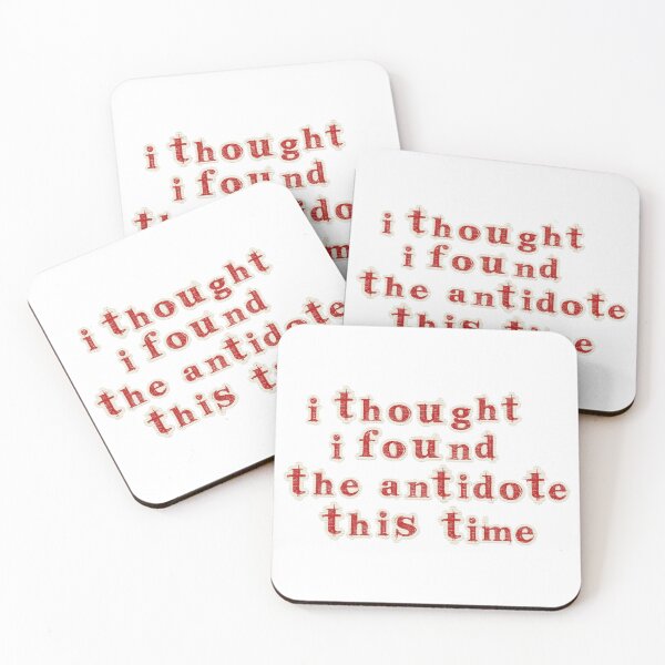 Item preview, I Thought I Found The Antidote This Time - The Cure Song Lyric designed and sold by Aesthetic Crew.